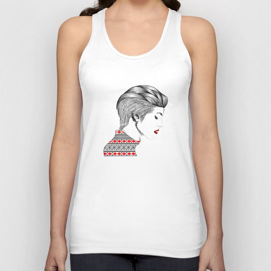 Red Beauty Unisex Tank Top