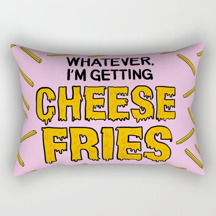 Cheese Fries Rectangular Pillow