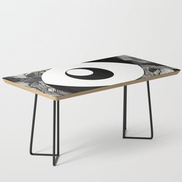 Black Aluminum Eye Coffee Table