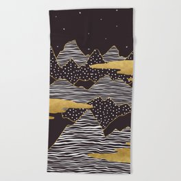 Starry Sky Beach Towel