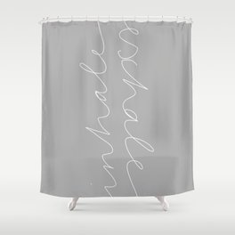 Inhale/Exhale Shower Curtain