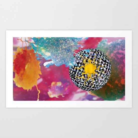 Cosmic Bleach Art Print