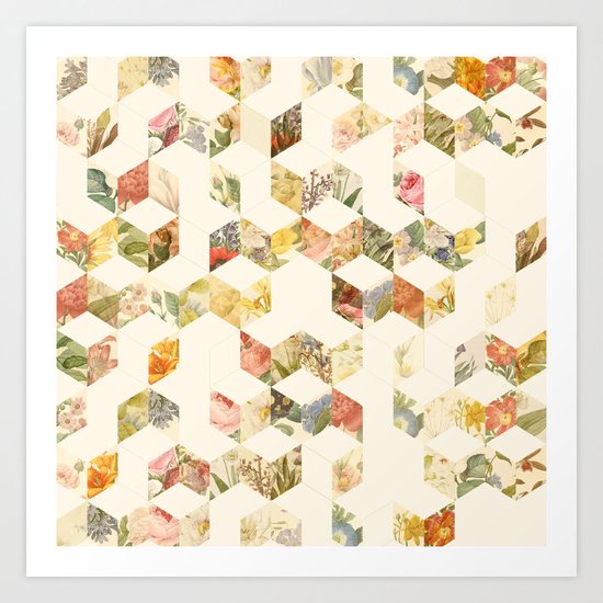 Keziah - Flowers Art Print