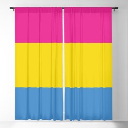 Pansexual Pride Blackout Curtain
