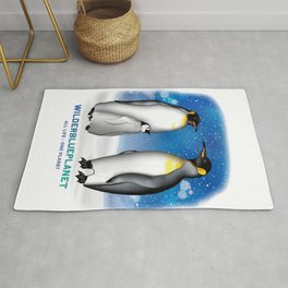 Adorable King Penguins Rug