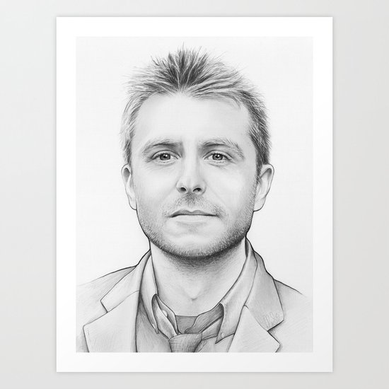 Chris Hardwick Art Print
