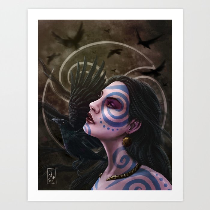 The Morrigan Art Print