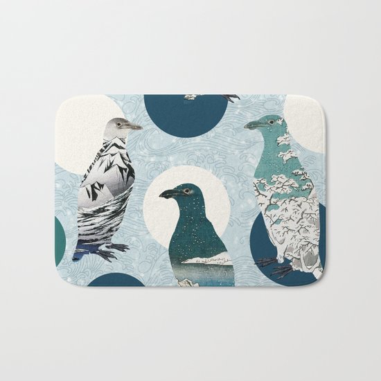 Penguin Polka Bath Mat