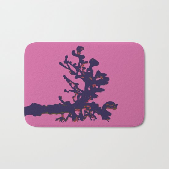 pop winter tree Bath Mat