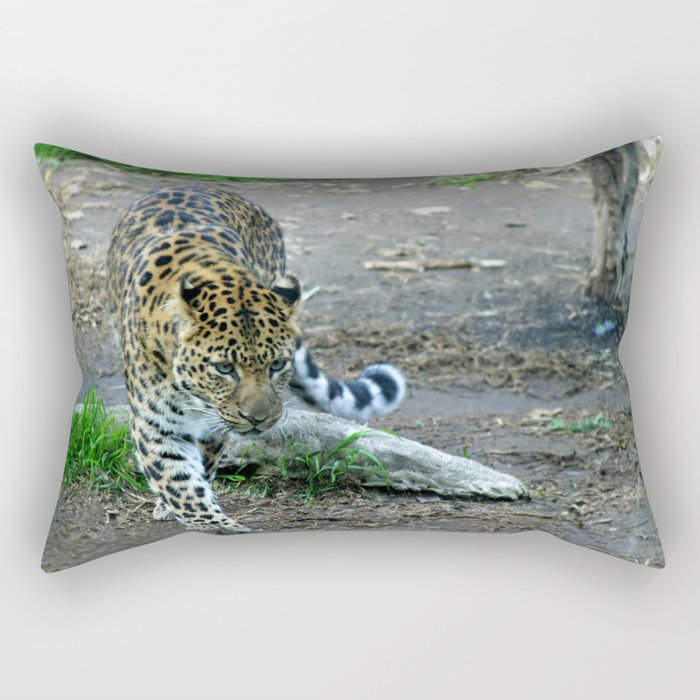 Amur Leopard Rectangular Pillow