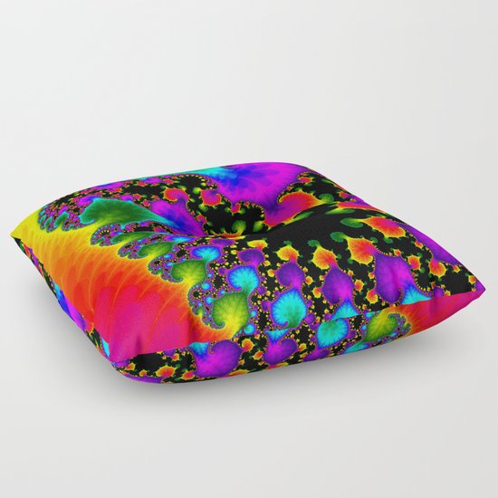 Abstract Art Fractal Art Psychedelic Art Green Yellow Lilac Red