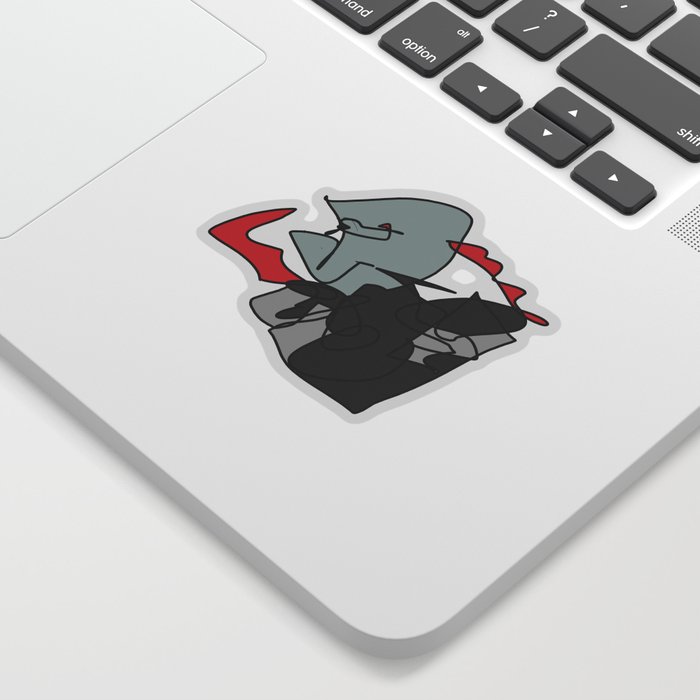 Elderly Assassin Sticker