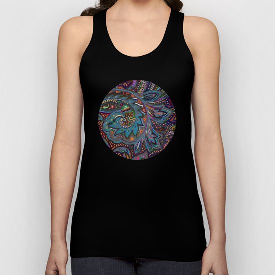 Magic Paisley Pattern Unisex Tank Top