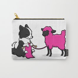 Border Collie Knitting Carry-All Pouch