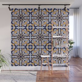 Ceramic Wall Murals Society6 Portuguese Tile Wall Mural