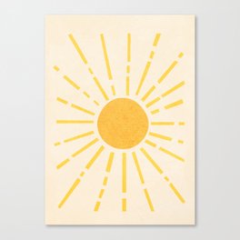 Sun Canvas Print
