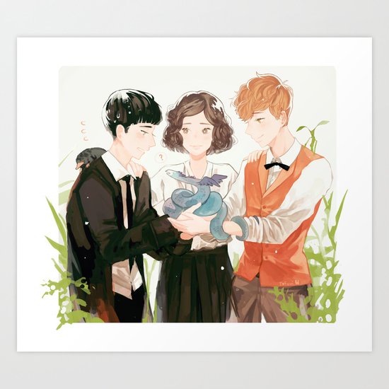 new friends. Art Print