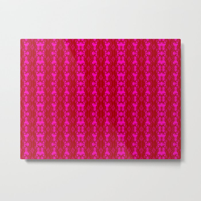 2107 Pattern as sprouted pink Metal Print