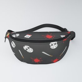 Friday the 13th pattern Fanny Pack