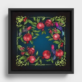 Pomegranate Luxury Framed Canvas