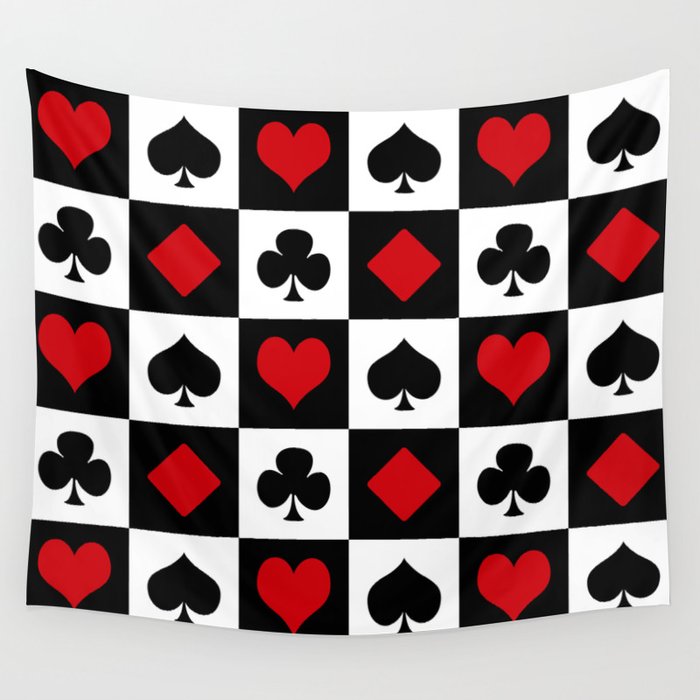 Playing card Wall Tapestry