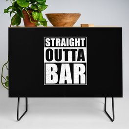 Straight Outta Bar Credenza