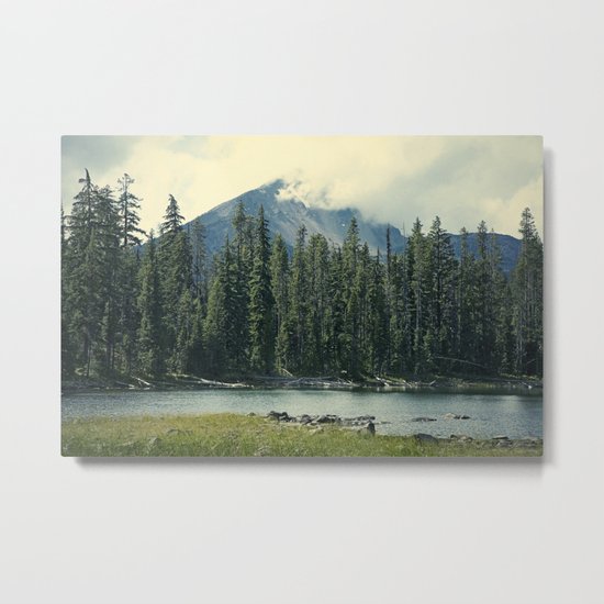 Mt Mcloughlin Metal Print