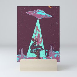 DESERT UFO Mini Art Print