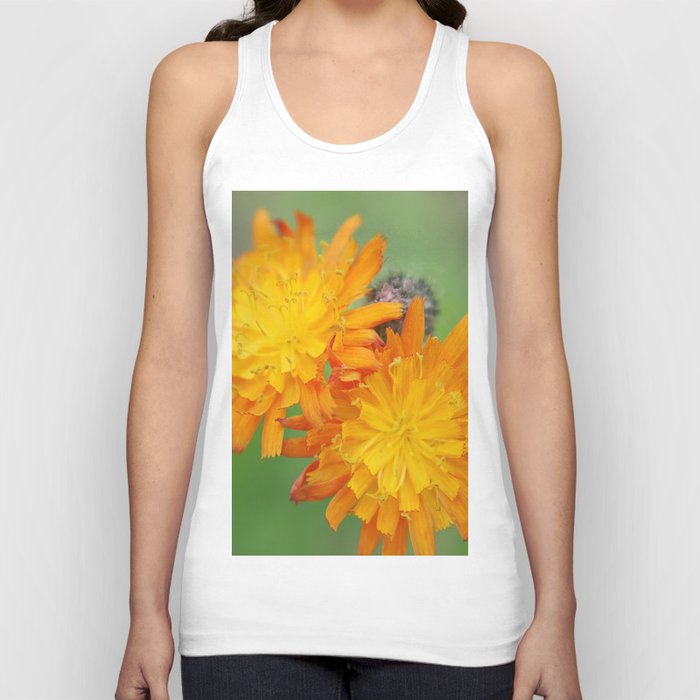 Bright Yellow and Orange Flowers Tank Top by davezphotos Society6