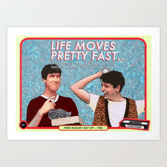 FERRIS BUELLER Art Print