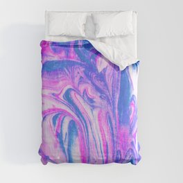 cotton candy marble Comforter