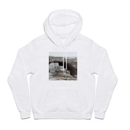 Arch and stones in Ruins Hoody | Tourism, Sun, Shade, Caesarea, Stone, Porttown, Shore, Sea, Ruins, Shadow 
