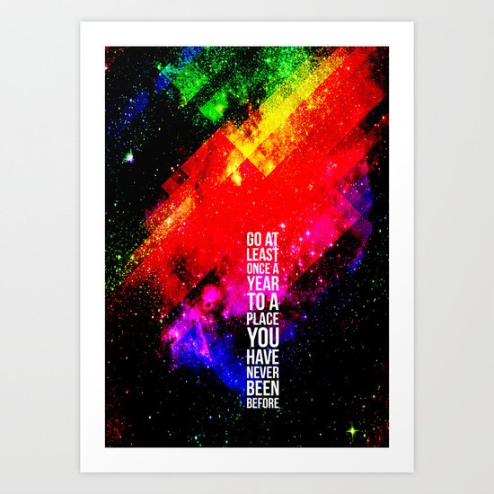 Travel! Art Print