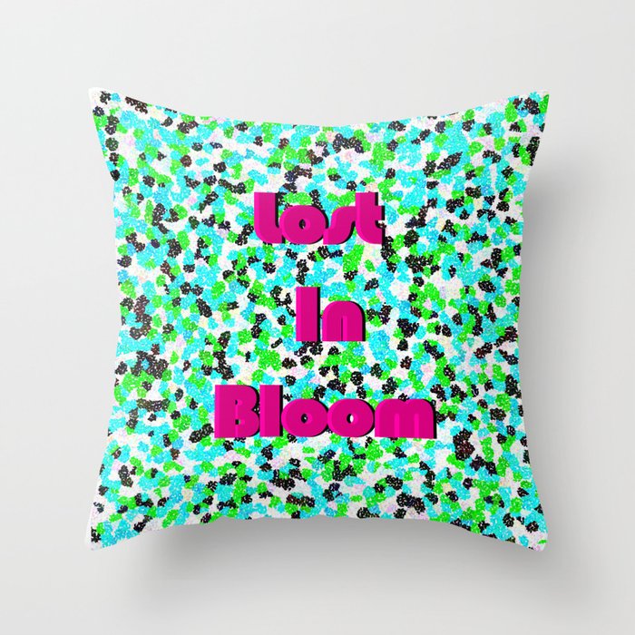 Lost In Bloom Throw Pillow