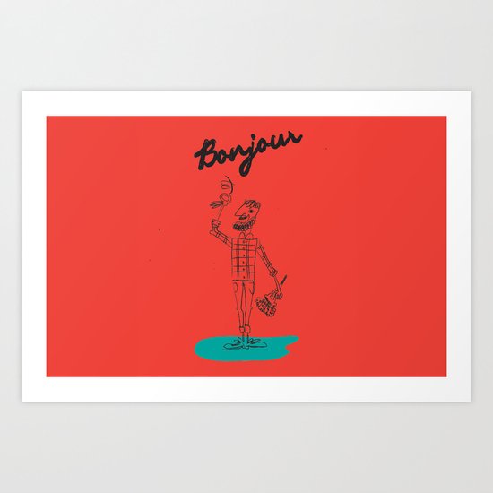The Ink - "Bonjour" Art Print