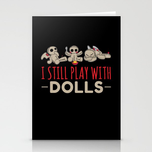 Play With Dolls Voodoo Doll Voodoo Stationery Cards