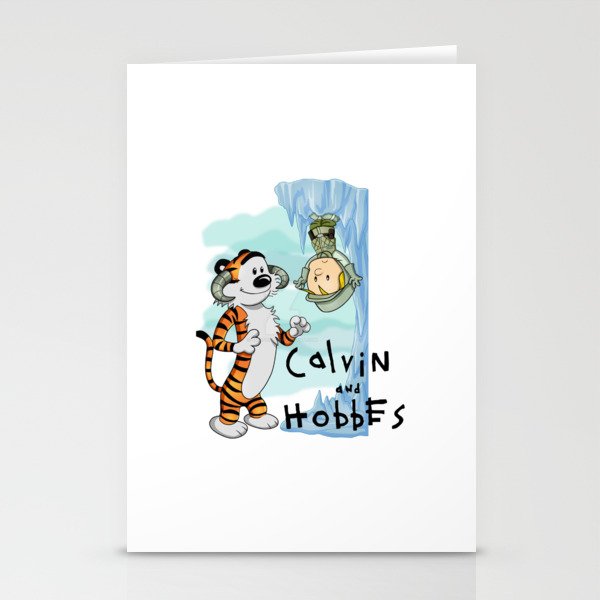 calvin and hobbes  Stationery Cards