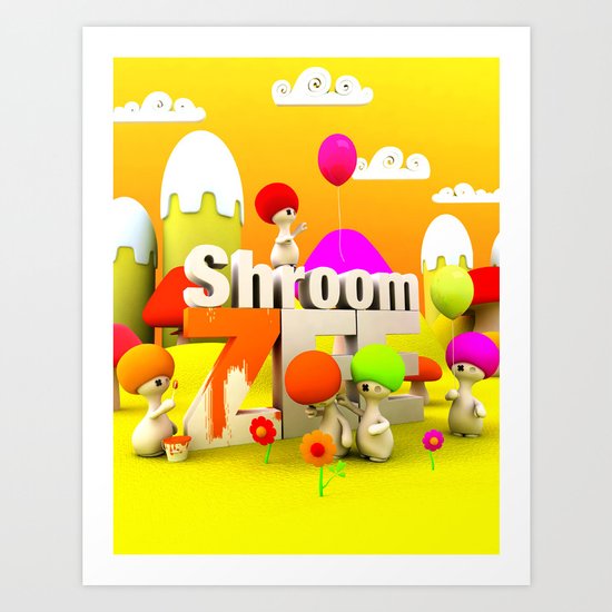 My air Balloon Art Print