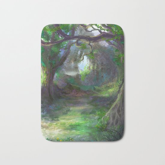 Elven Forest Bath Mat