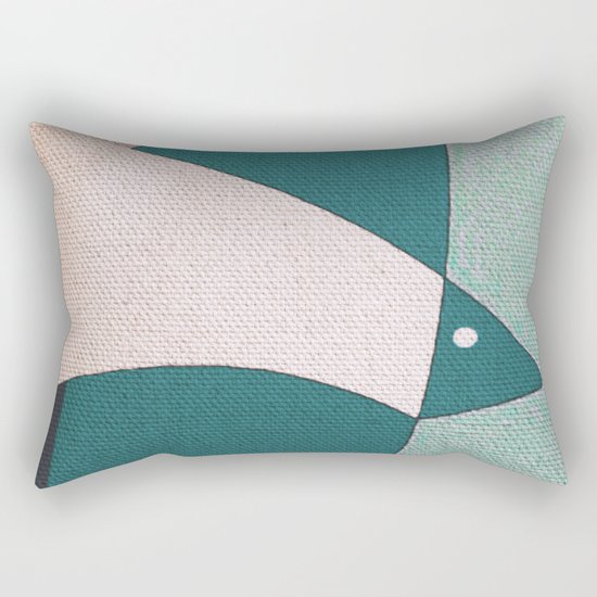 L'uccello in Volo Rectangular Pillow