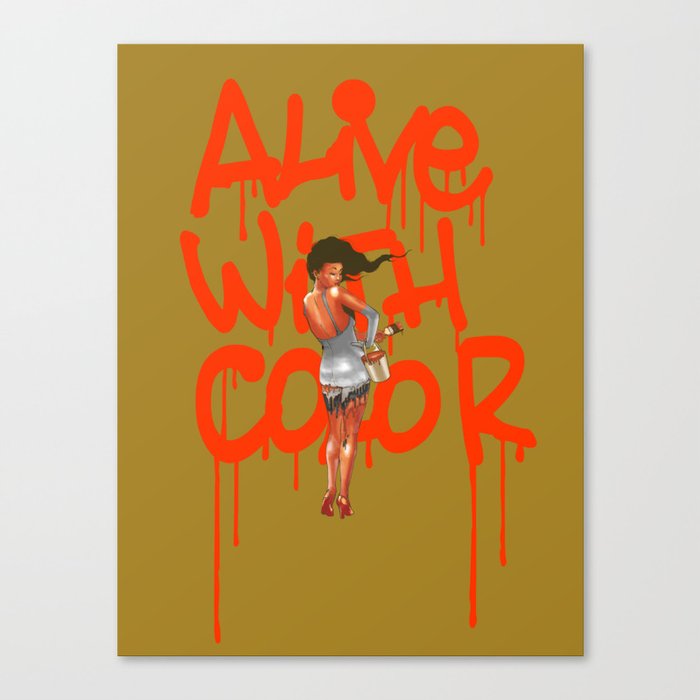 Alive with Color Canvas Print