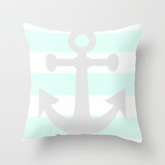 Anchor Throw Pillow