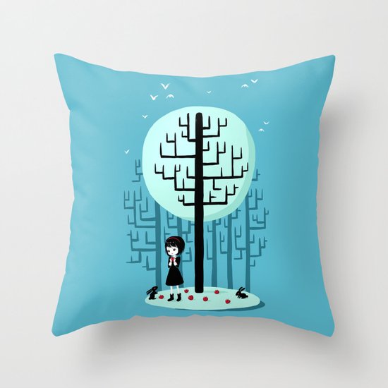 Snow White Throw Pillow