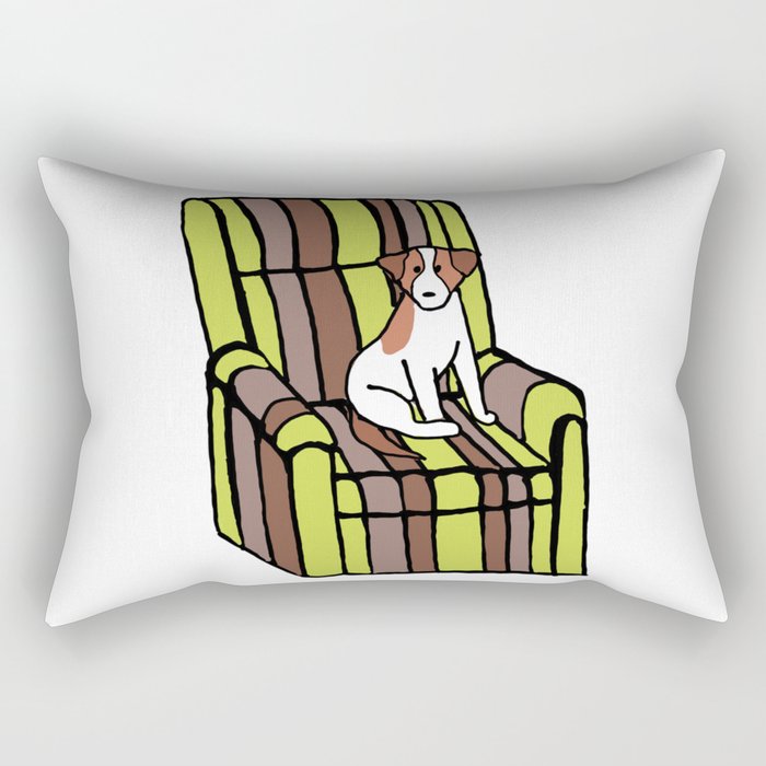 Eddie The Ugly Chair Rectangular Pillow by OutletOrion Society6