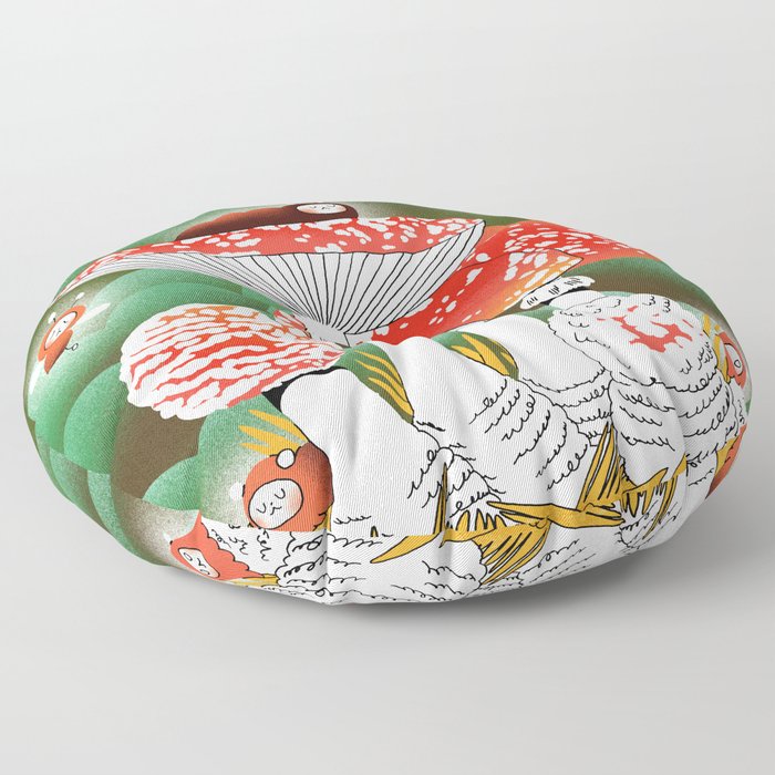 Fly agaric Floor Pillow