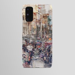 Saigon, abstract city life and traffic concept -   street photography  double exposure Android Case