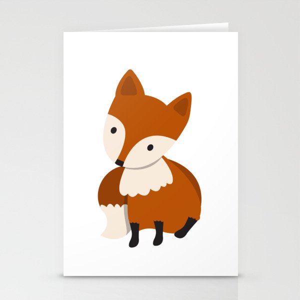What does the fox say? Stationery Cards