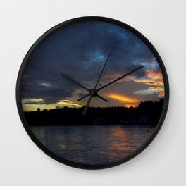 Sunset Panorama... Wall Clock