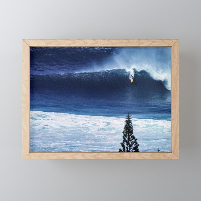 USA, Hawaii, O'ahu, the North Shore Framed Mini Art Print