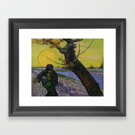 Vincent van Gogh - The Sower, 1888 Framed Art Print
